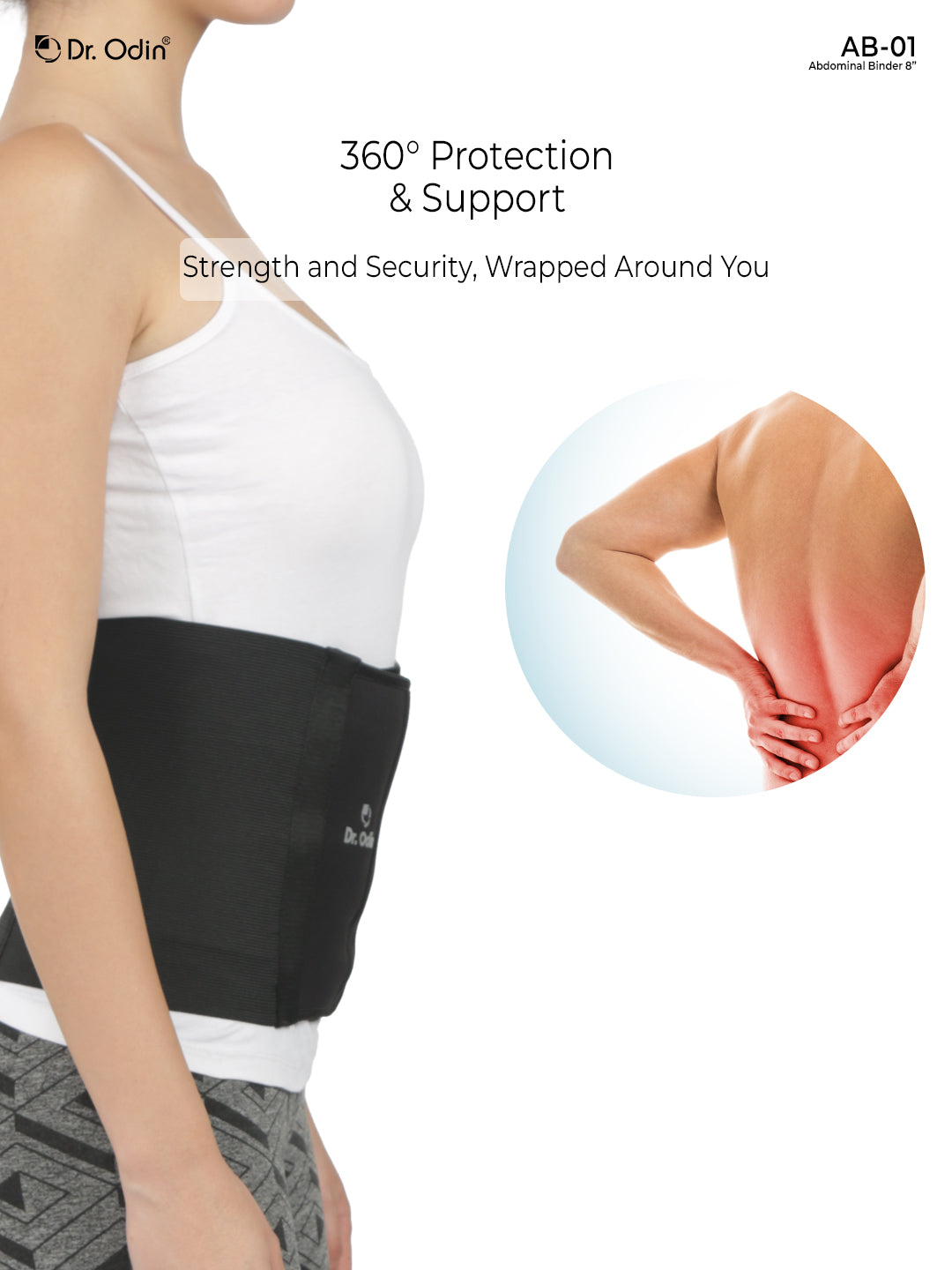 Abdominal Binder 8"