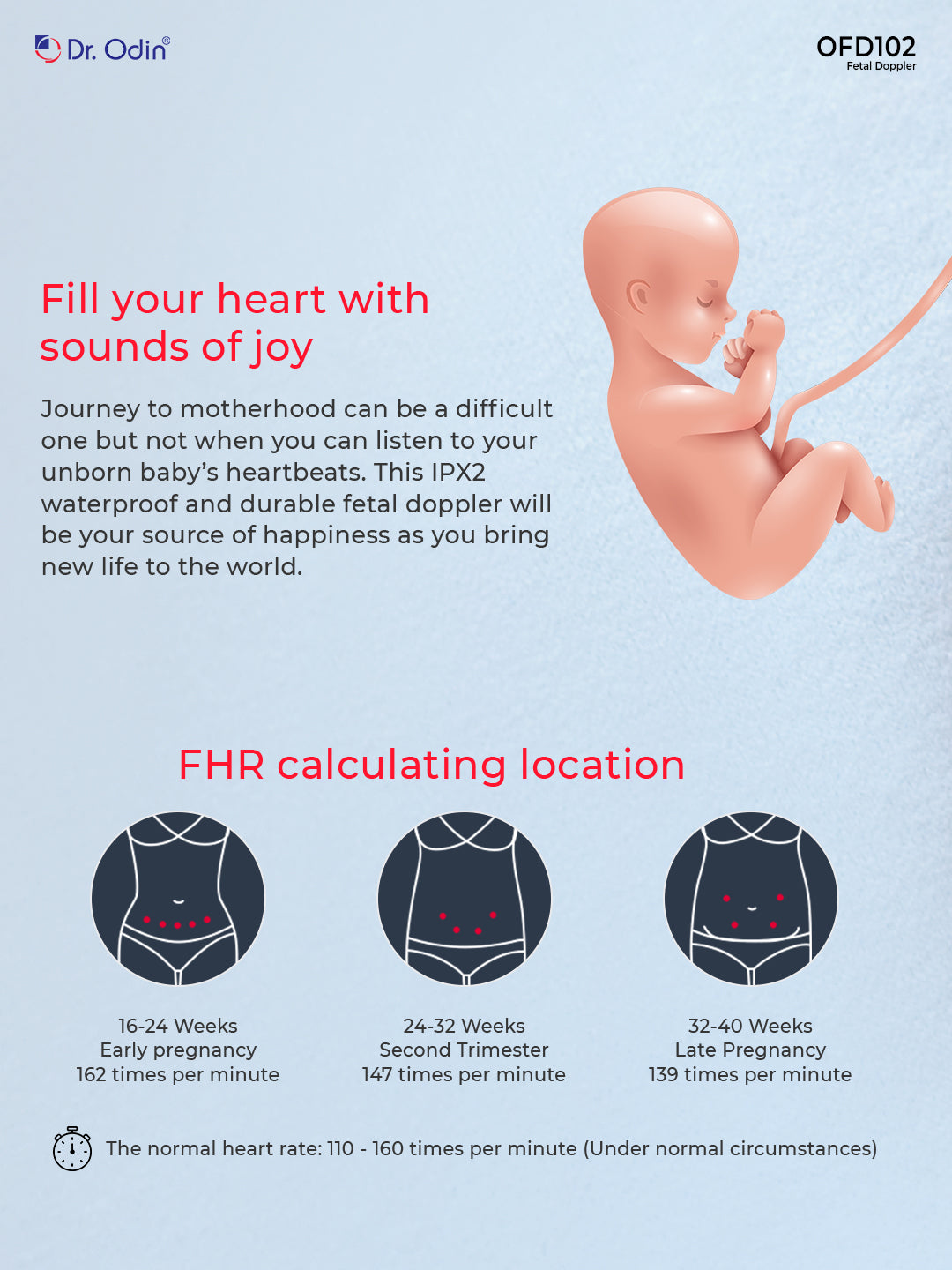 Fetal Doppler OFD102