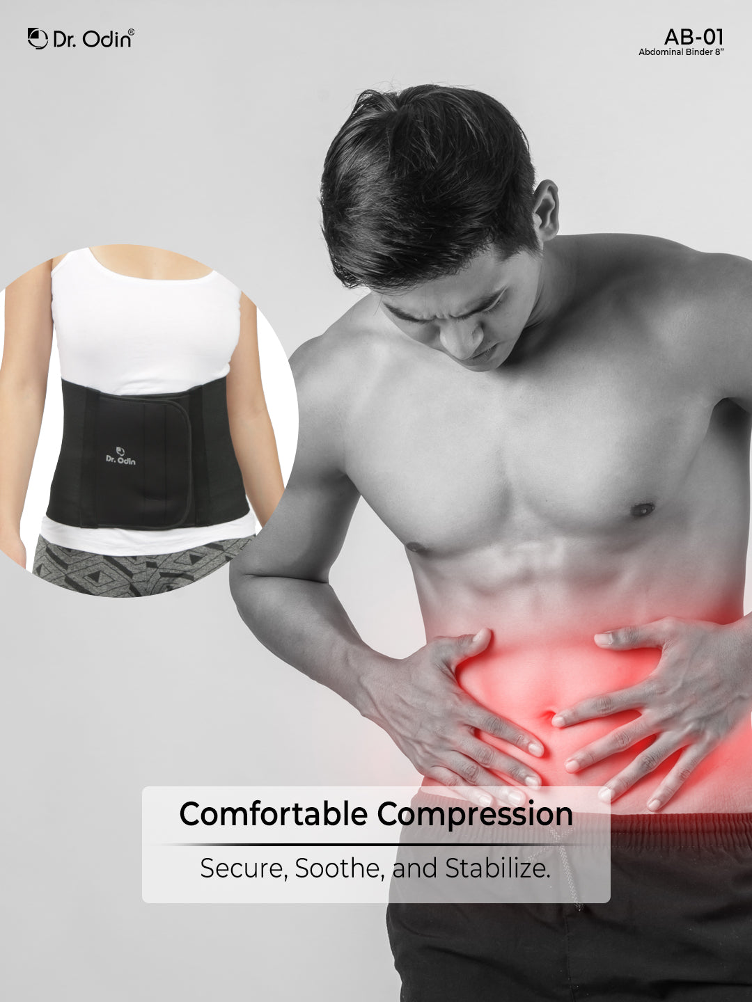 Abdominal Binder 8"