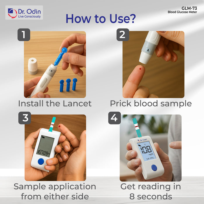 100 Test Strips for Dr. Odin Glucometer GOD