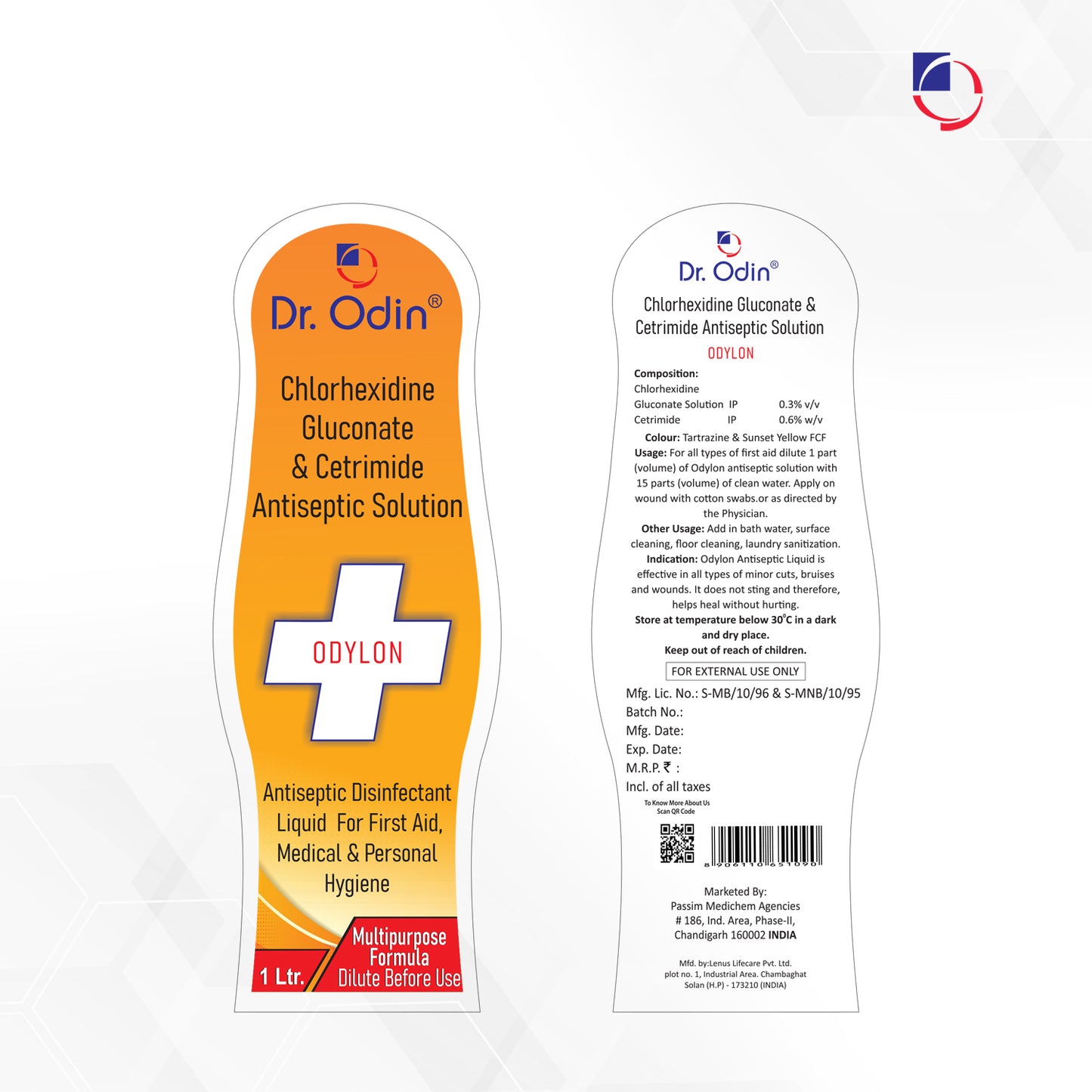 Odylon Antiseptic Disinfectant Liquid 1 liter