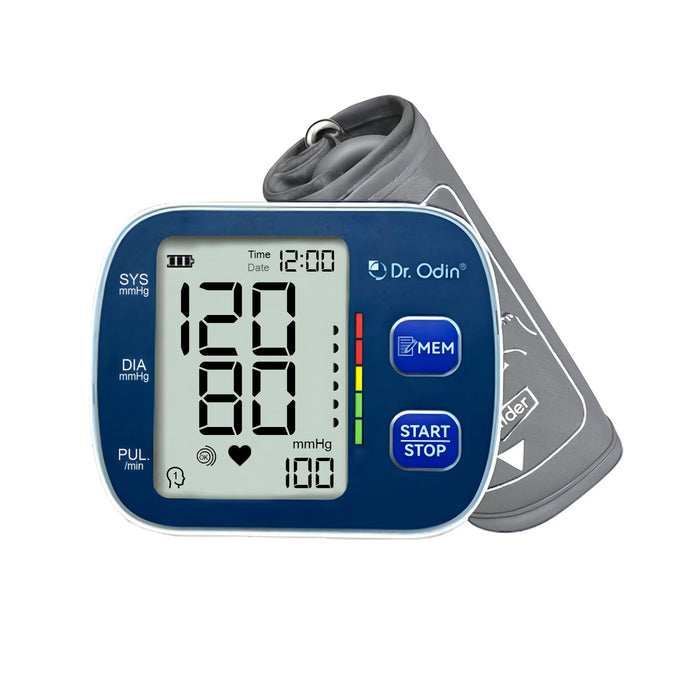 Dr. Odin blood pressure monitor on a white background