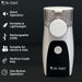 Dr. Odin inhaler with features listed on a dark background