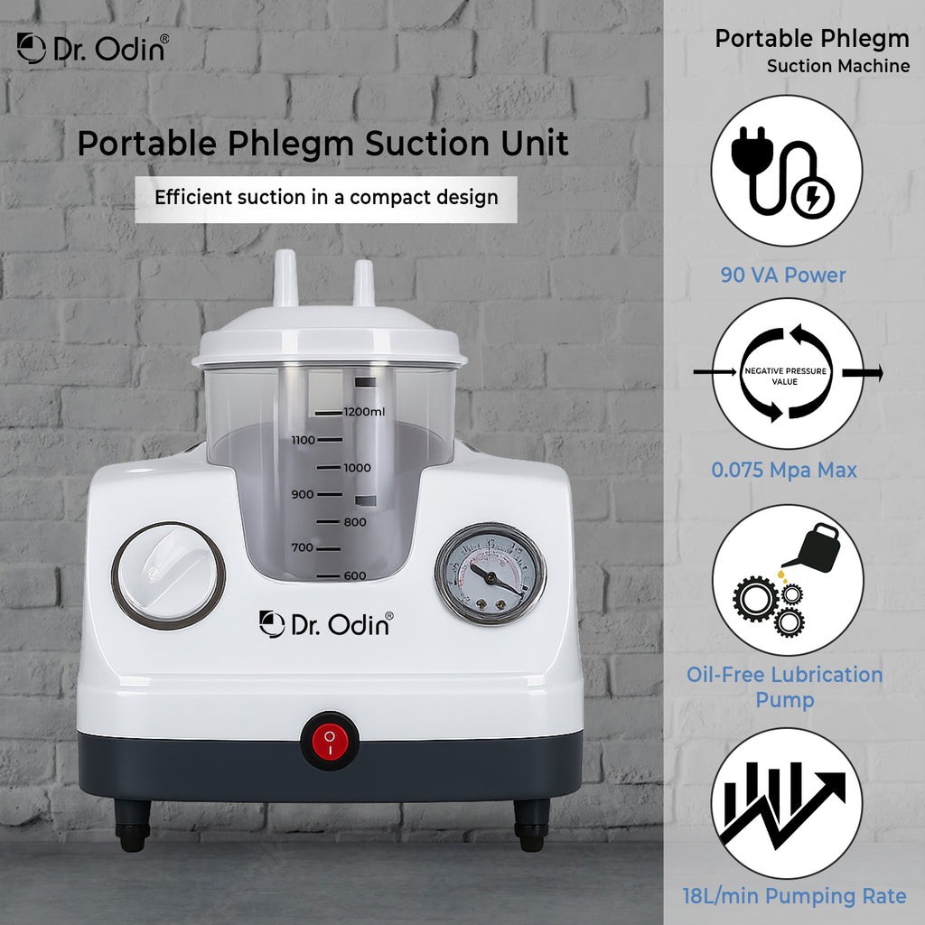 Spectrum Machine Suction Suction Machines for Effective Airway Clearance & Management — Dr. Odin