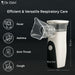 Dr. Odin respiratory care device with features for fever, asthma, sore throat, and cough on a black background.