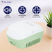 Green and white device with Dr. Odin branding on a light background
