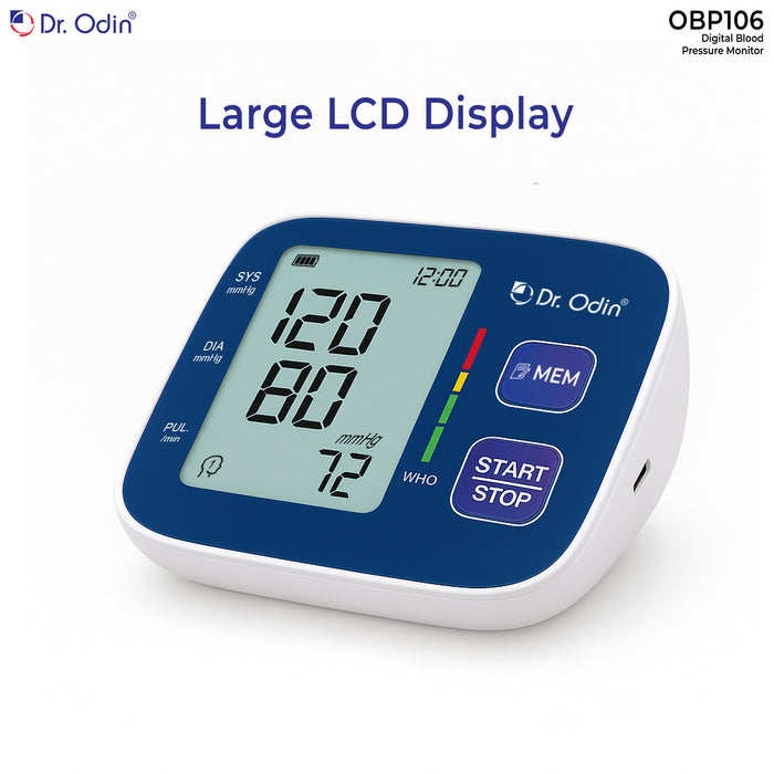 Blood Pressure Monitor OBP106 Blue Color