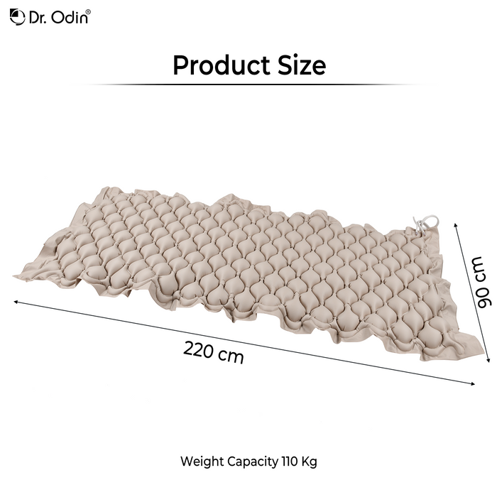 Matelas pneumatique anti-escarres (matelas uniquement - pompe non incluse) - Petite taille Couleur marron