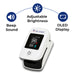 OLED display device with features like adjustable brightness, beep sound, and Dr. Odin branding on a white background.