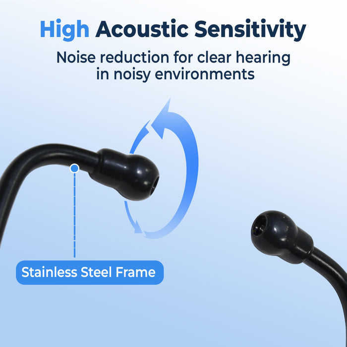 Dual-Head Premium Stethoscope (OST002) – Heavy-Duty Brass Frame for Superior Sound Conductivity