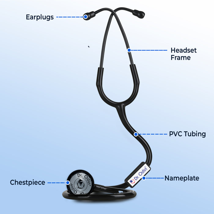 Dual-Head Premium Stethoscope (OST002) – Heavy-Duty Brass Frame for Superior Sound Conductivity