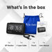 Dr. Odin blood pressure monitor with accessories on a white background
