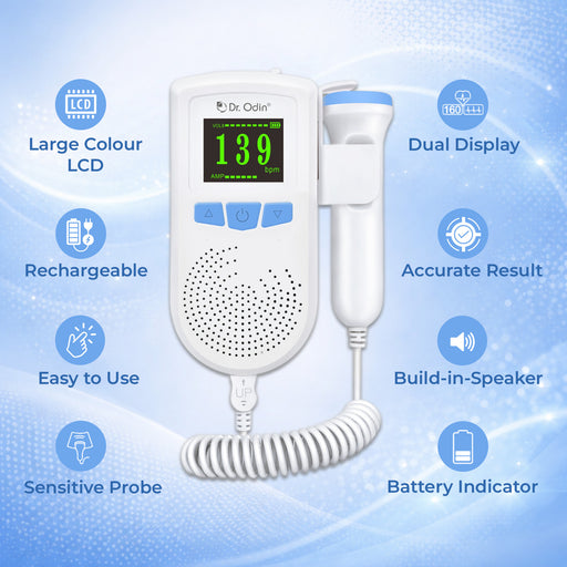 Dr. Odin Fetal Doppler OAD51B | Smart Sync, Fast & Accurate