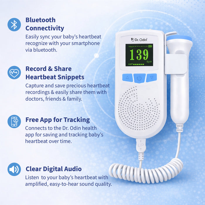 Dr. Odin Fetal Doppler OAD51B | Smart Sync, Fast & Accurate