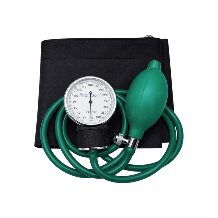 Manual Aneroid Sphygmomanometer (OAS102) Green Color – Professional Blood Pressure Monitor with Adult Cuff (No Stethoscope)