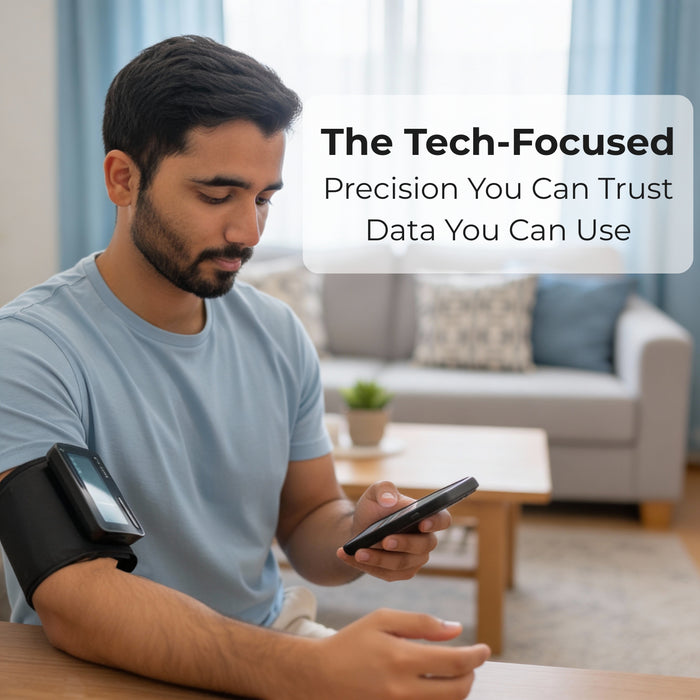 Dr. Odin Digital BP Monitor OBP201BT | Smart Data Sync, Fully Automatic