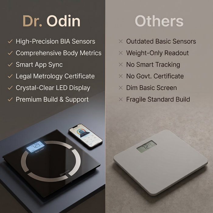 Dr. Odin Body Fat Analyzer Weighing Scale CF570BT | 24 Parameters