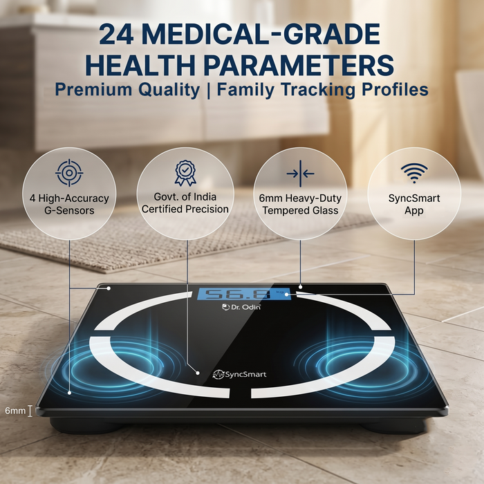 Dr. Odin Body Fat Analyzer Weighing Scale CF570BT | 24 Parameters