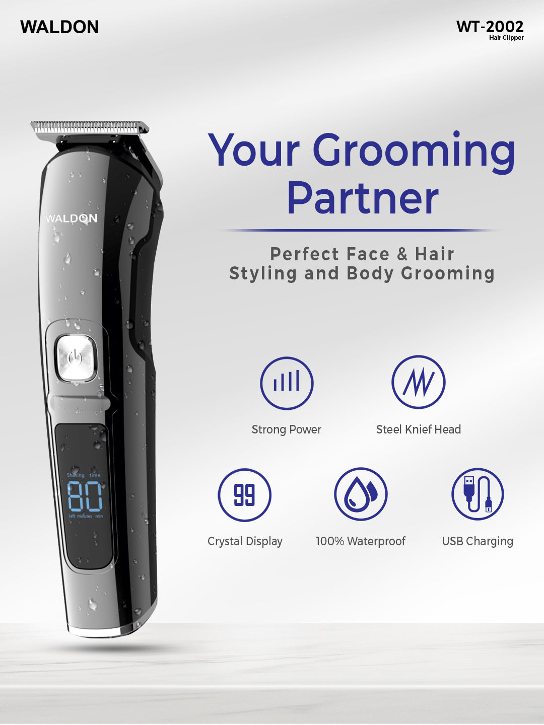 Waldon Professional Hair Clipper WT - 2002