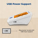 Digital device with USB power support on a beige background