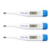 Three Dr. Odin digital thermometers on a white background