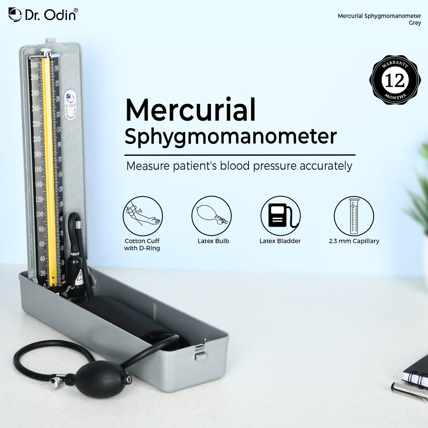 Mercurial Sphygmomanometer 2.3