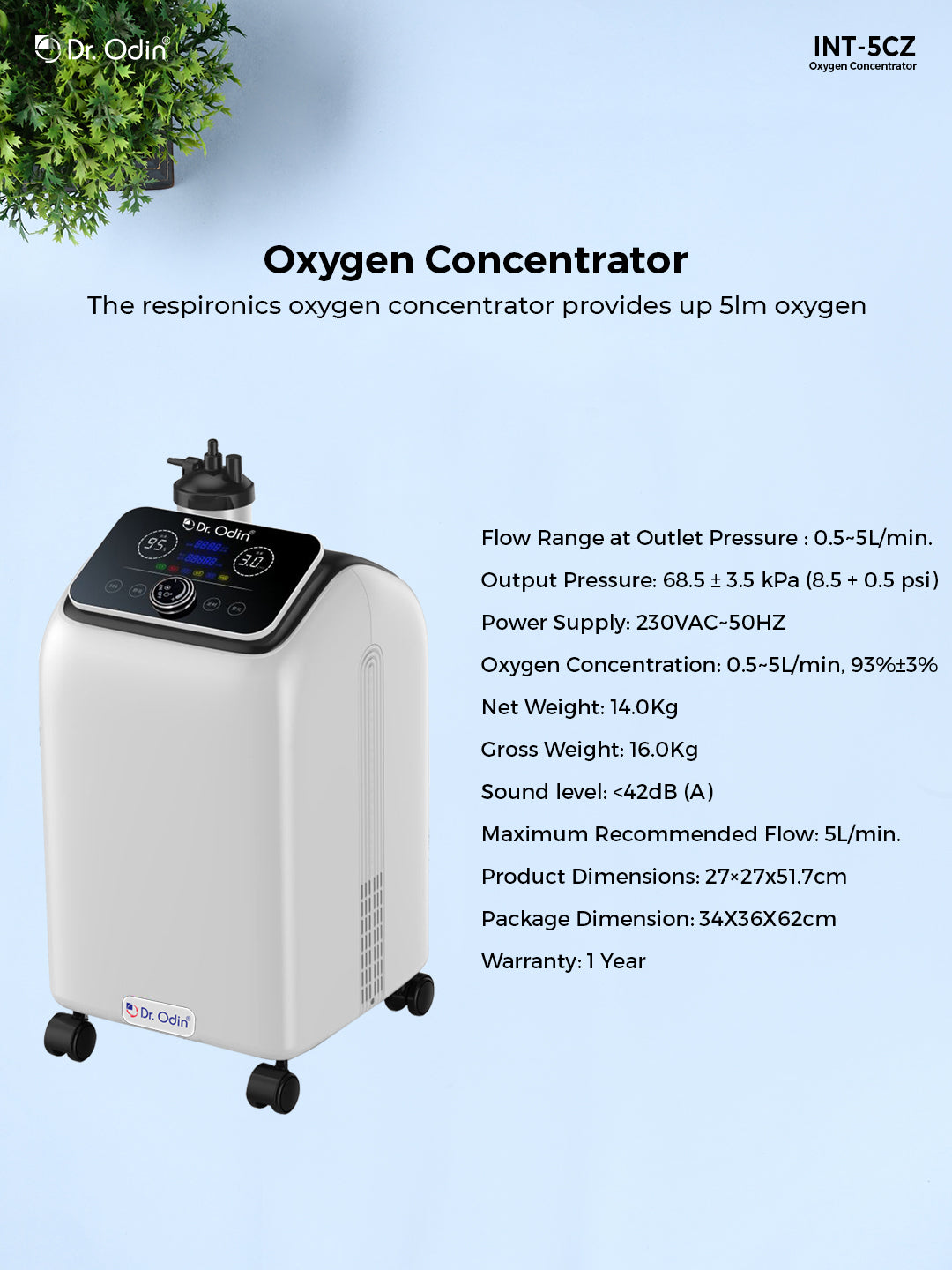 Oxygen Concentrator INT-5CZ