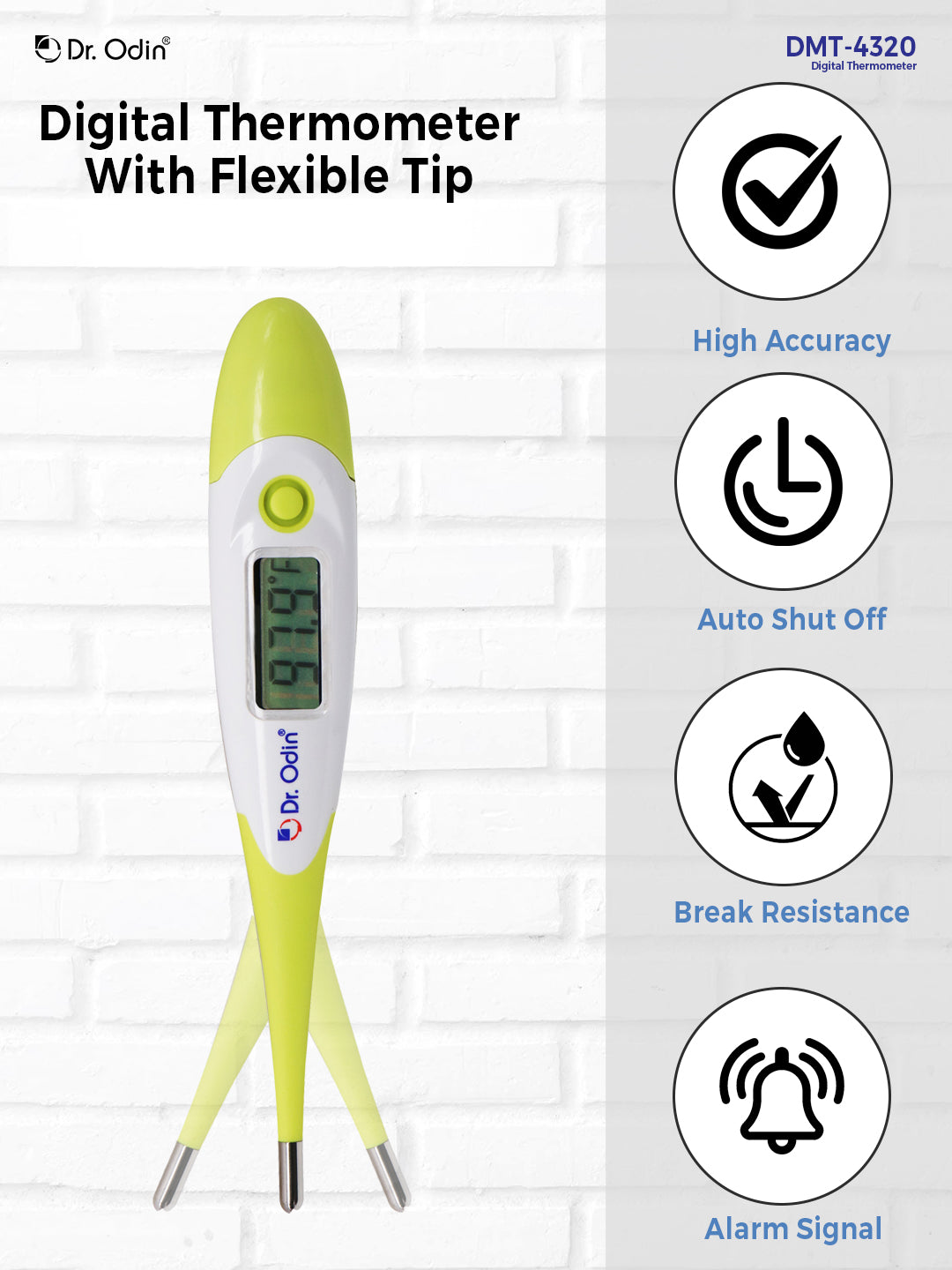 Accurate Digital Thermometer DMT4320 for Temperature Monitoring – Dr. Odin