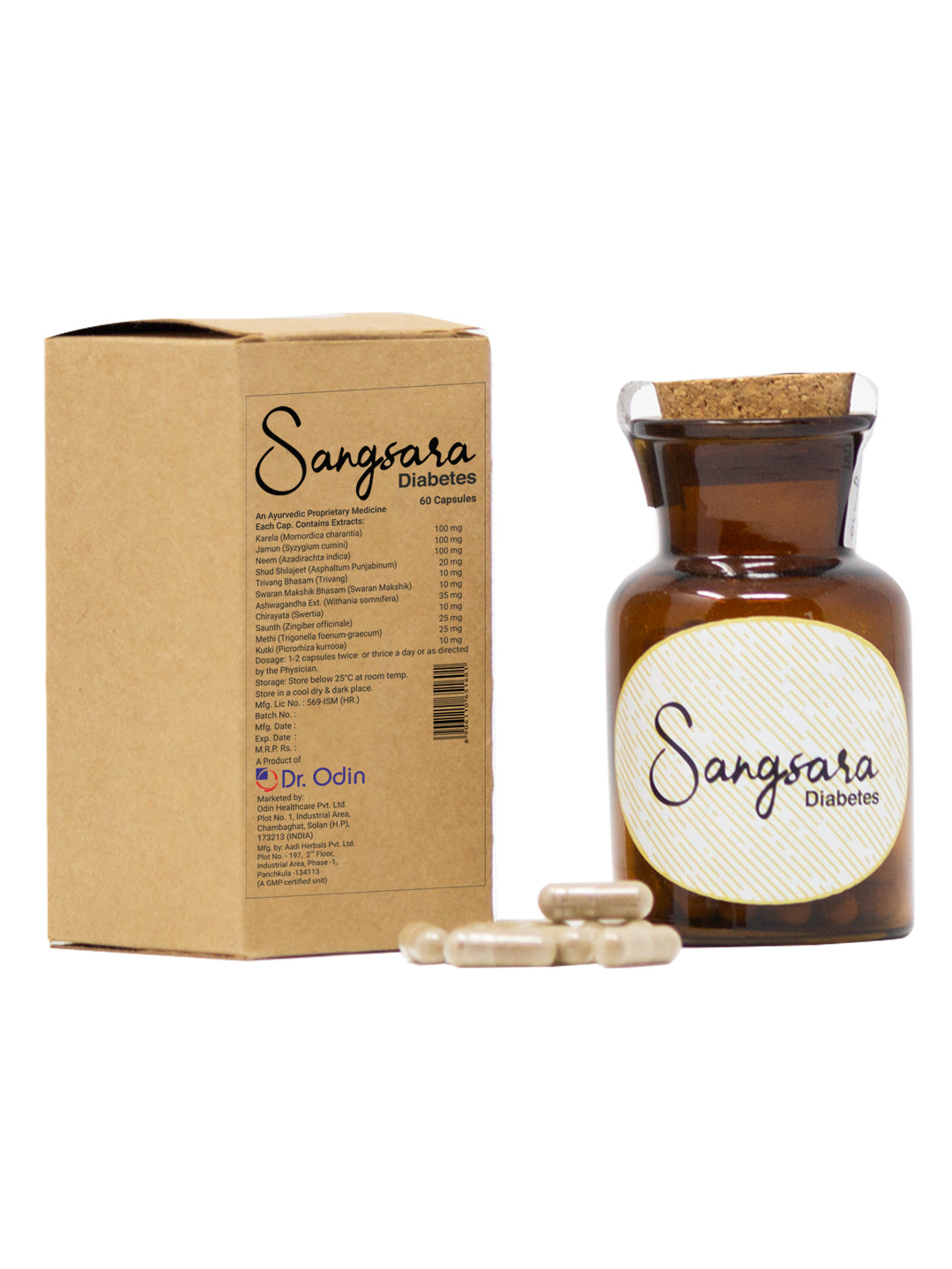 Sangsara Diabetes Capsules - 60 Count