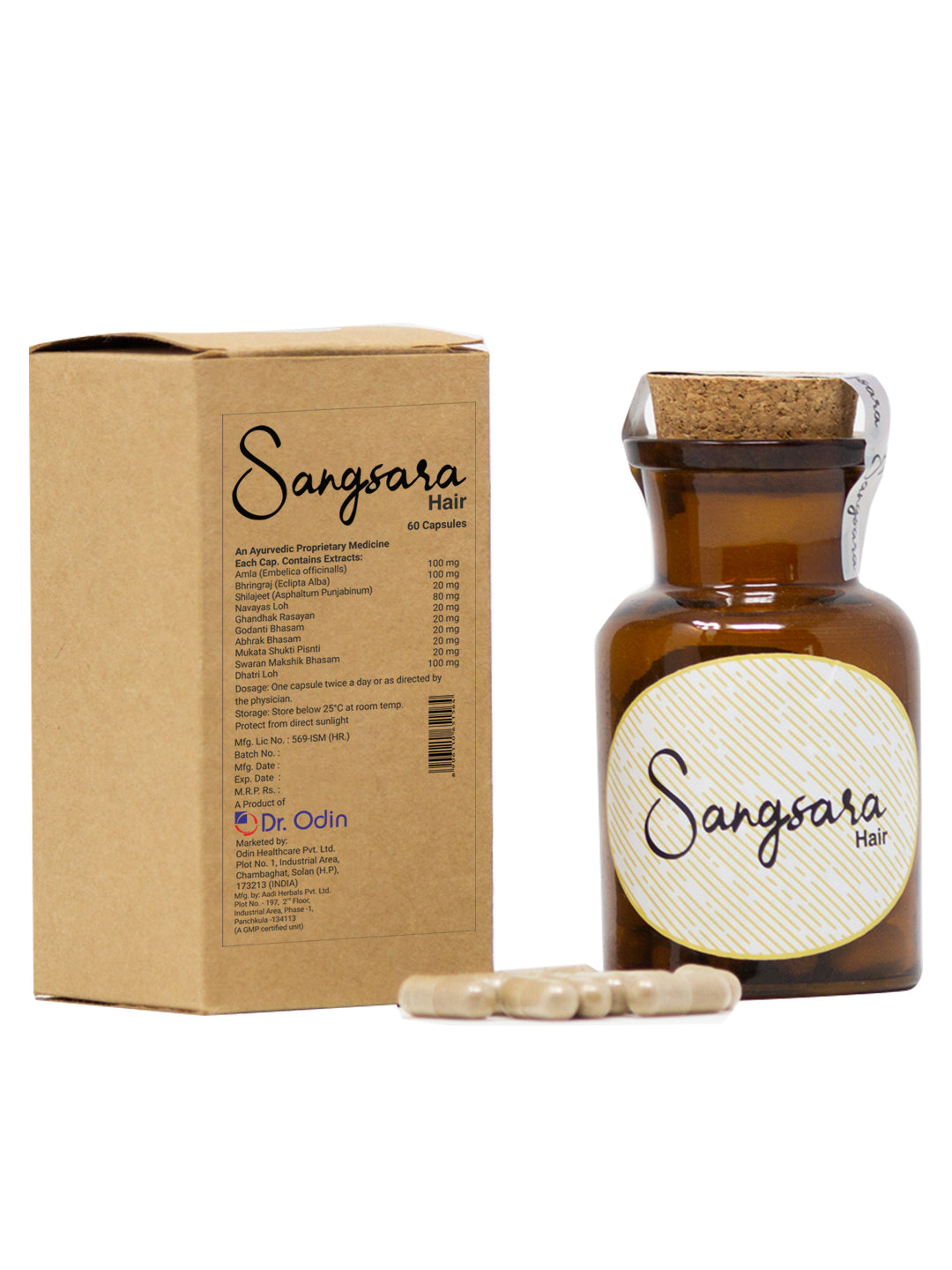 Sangsara Hair Capsules - 60 Count