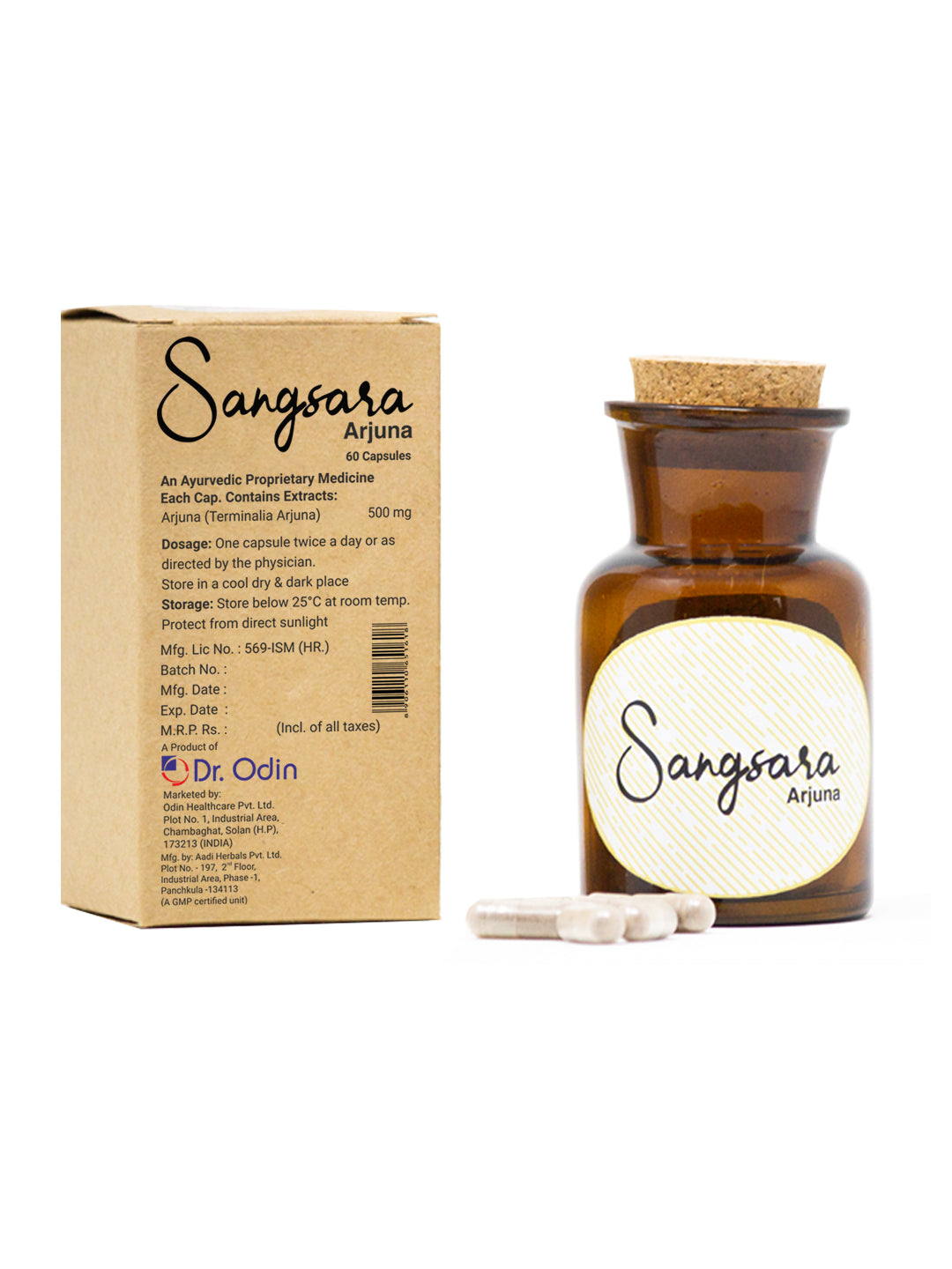 Sangsara Arjuna Capsules - 60 Count