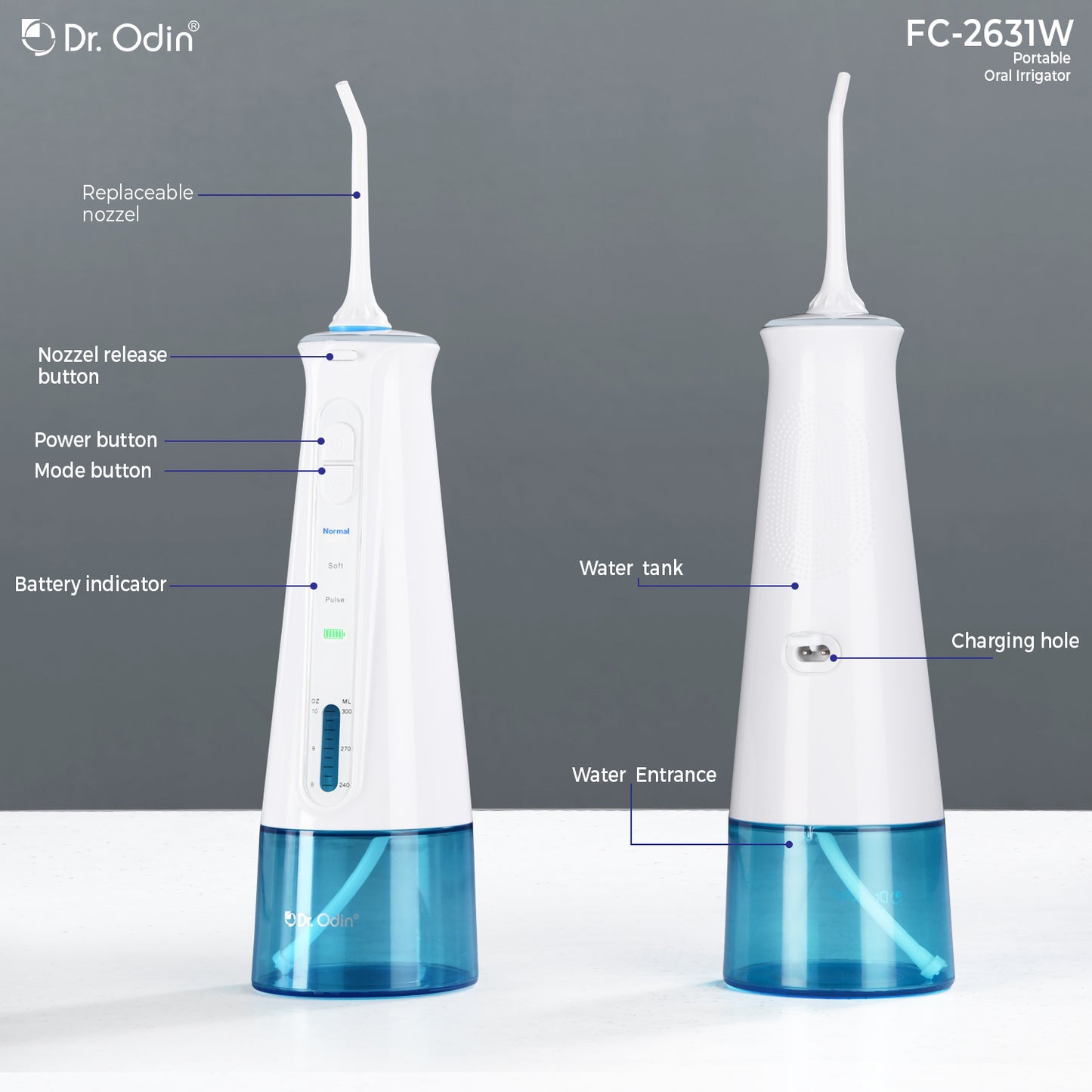 Portable Oral Irrigator White FC2631