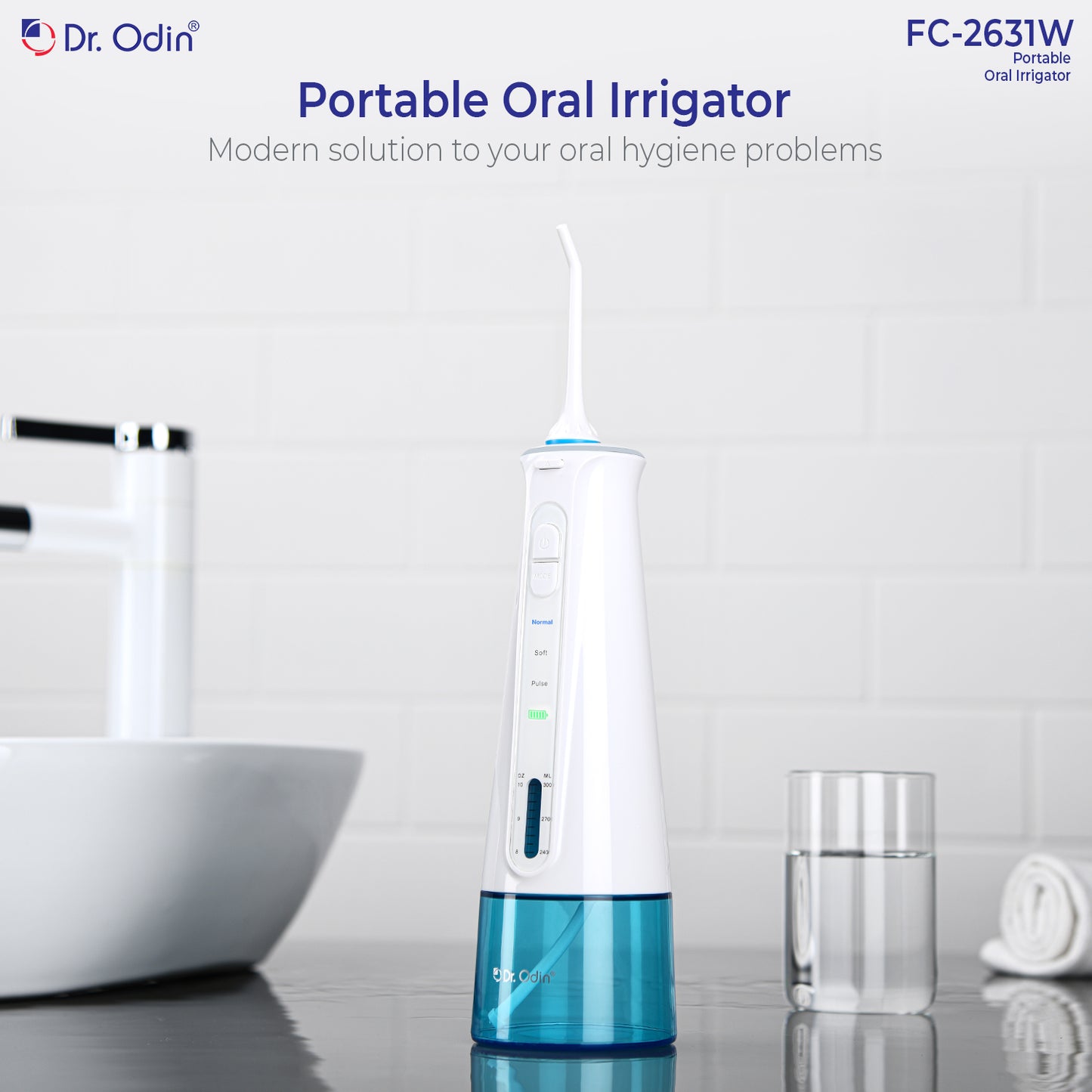 Portable Oral Irrigator White FC2631