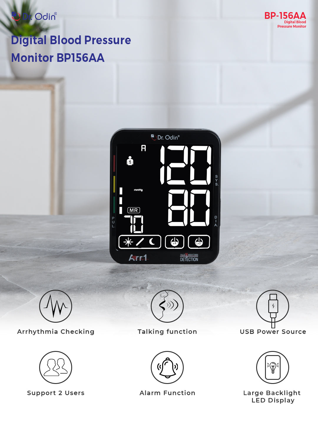 Blood Pressure Monitor BP156A-A