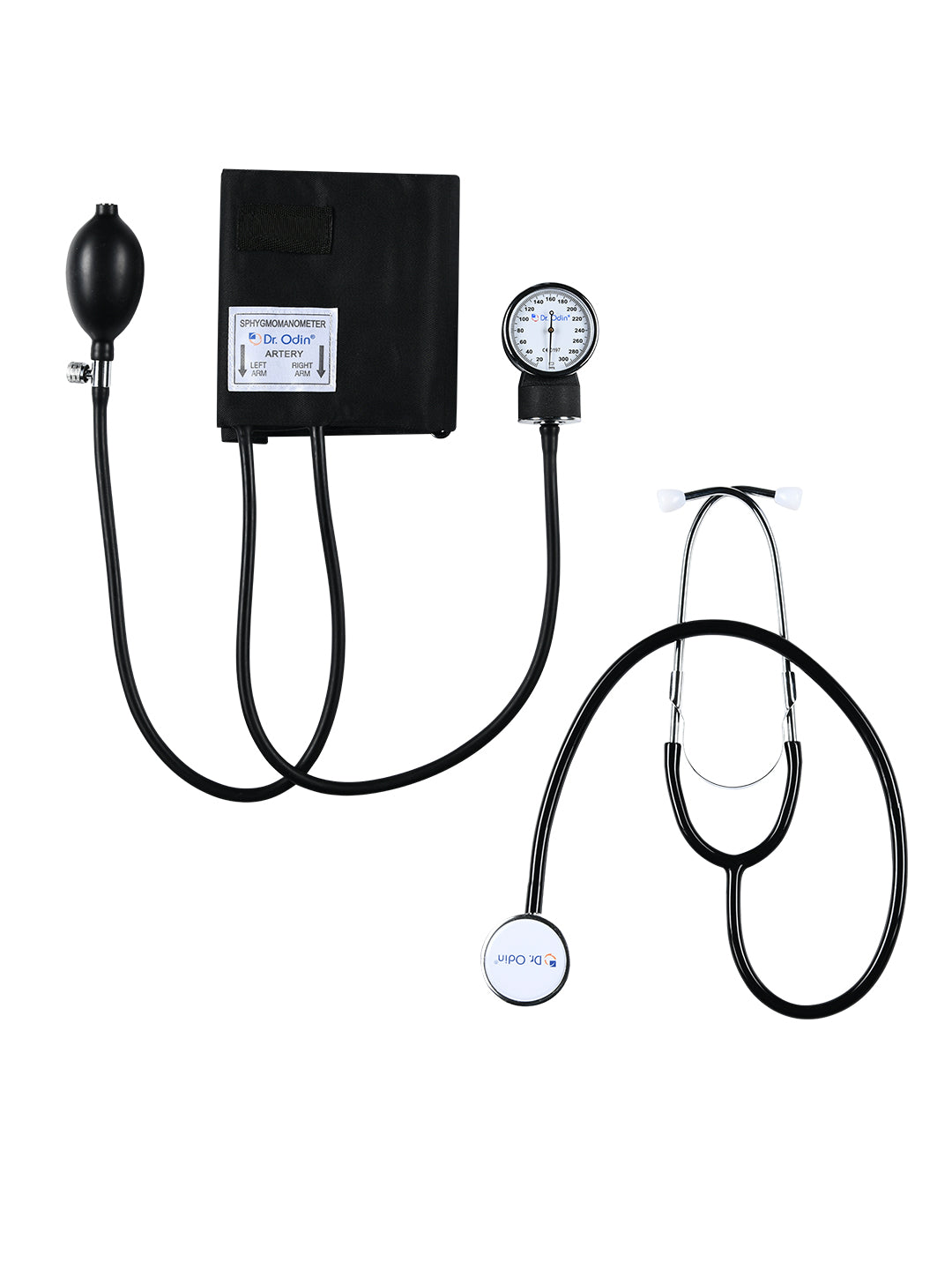 Aneroid Sphygmomanometer with Stethoscope