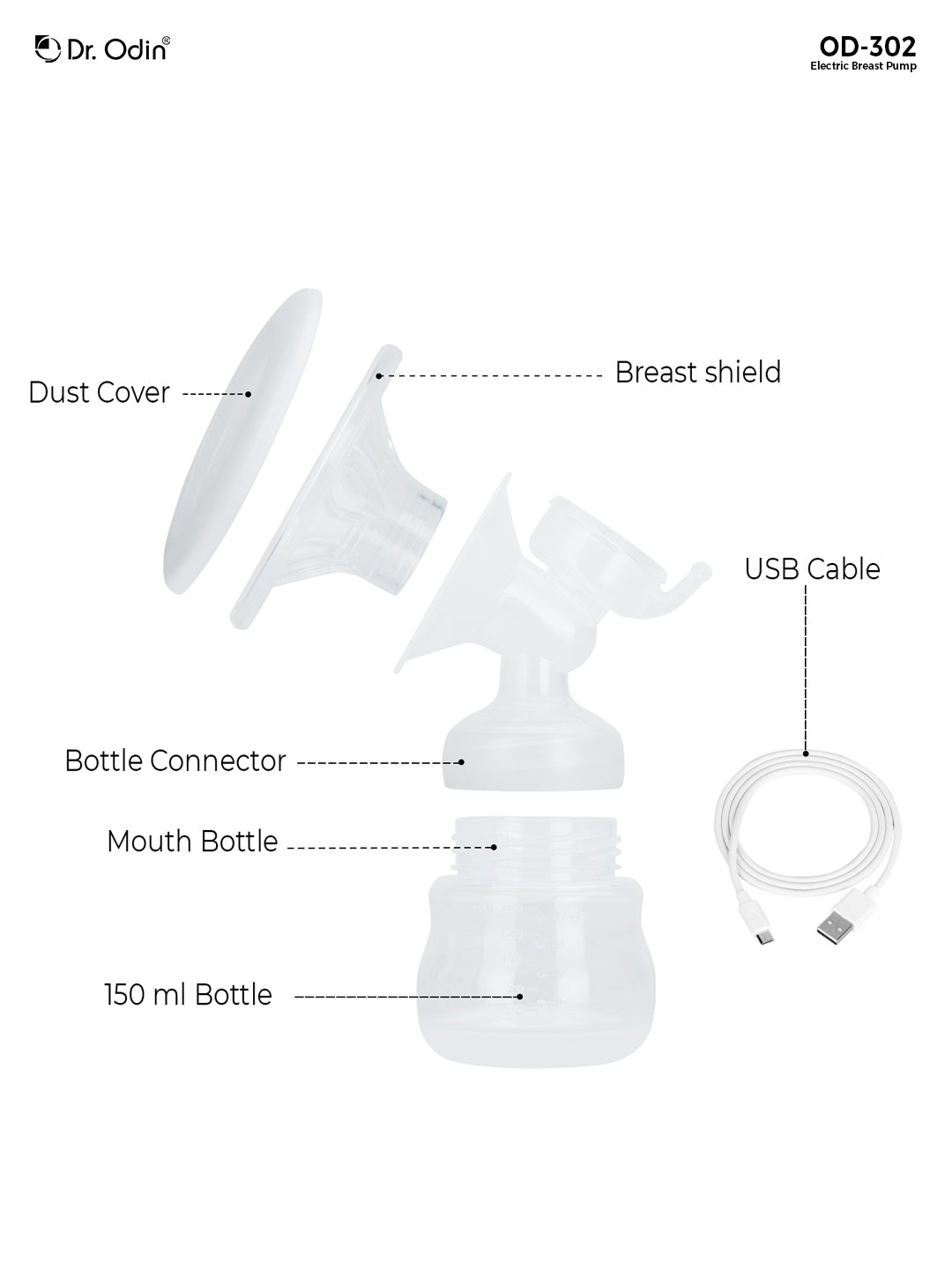 Breast Pump Electric Pink