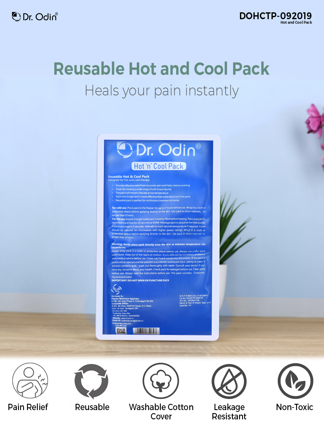 Hot and Cool Pack Transparent
