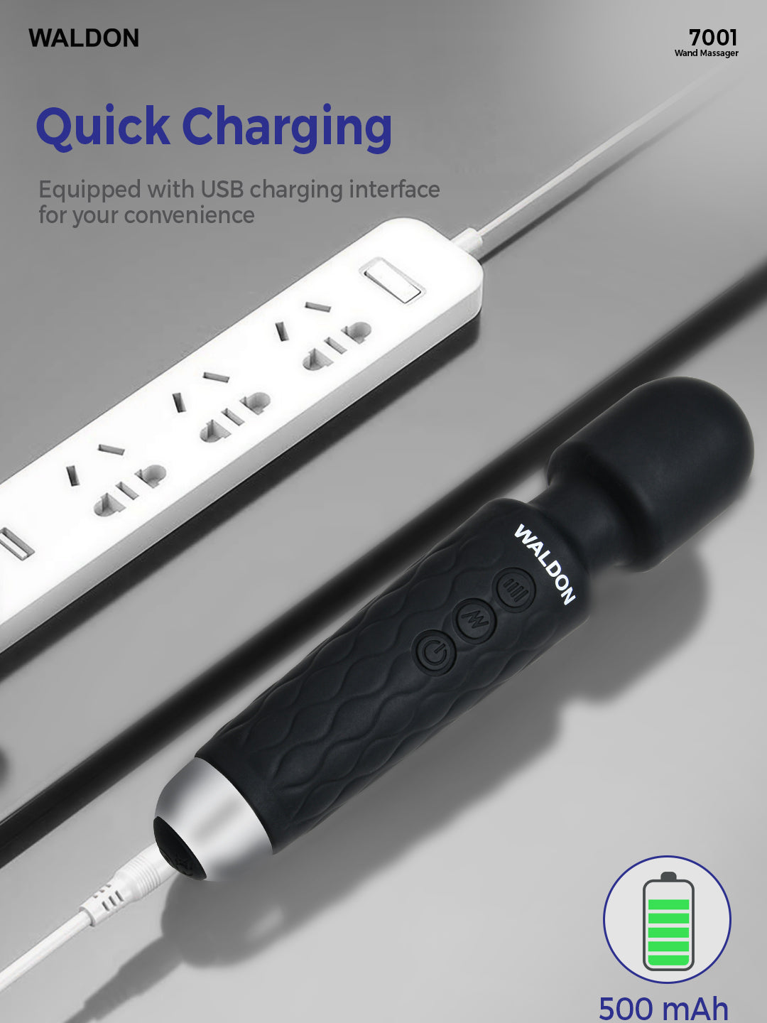 Waldon Black Wand Massager - Premium Quality Buy Now – Dr. Odin