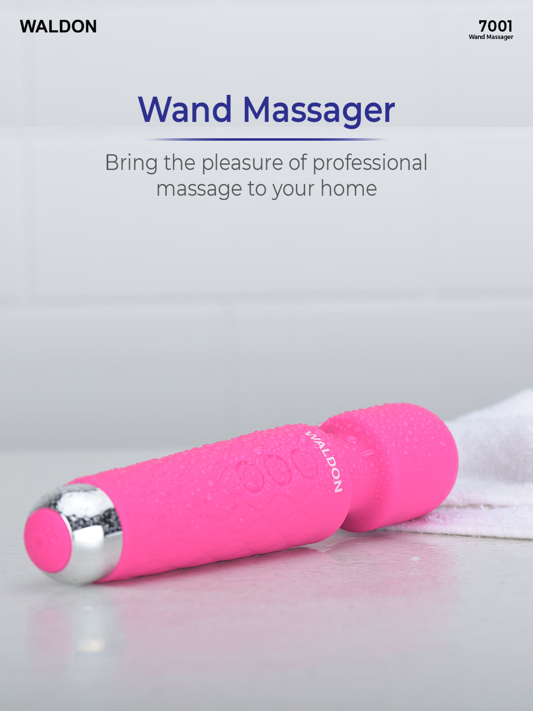 Waldon Wand Massager Pink