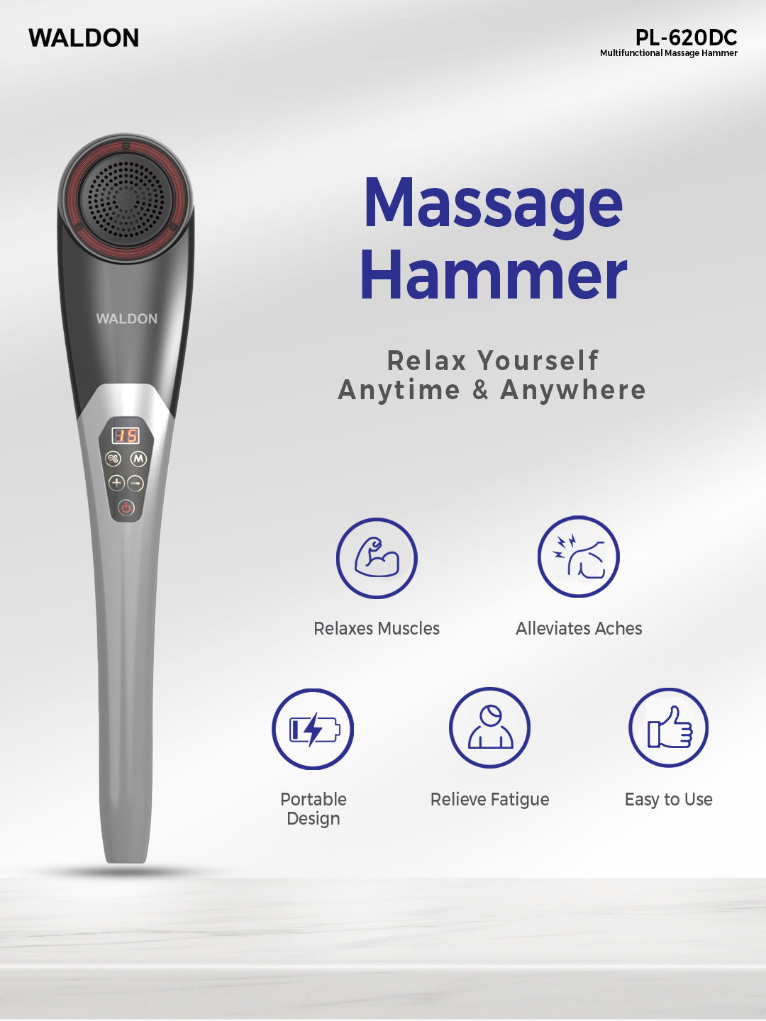 Waldon Multifunctional Cordless Massage PL-620DC