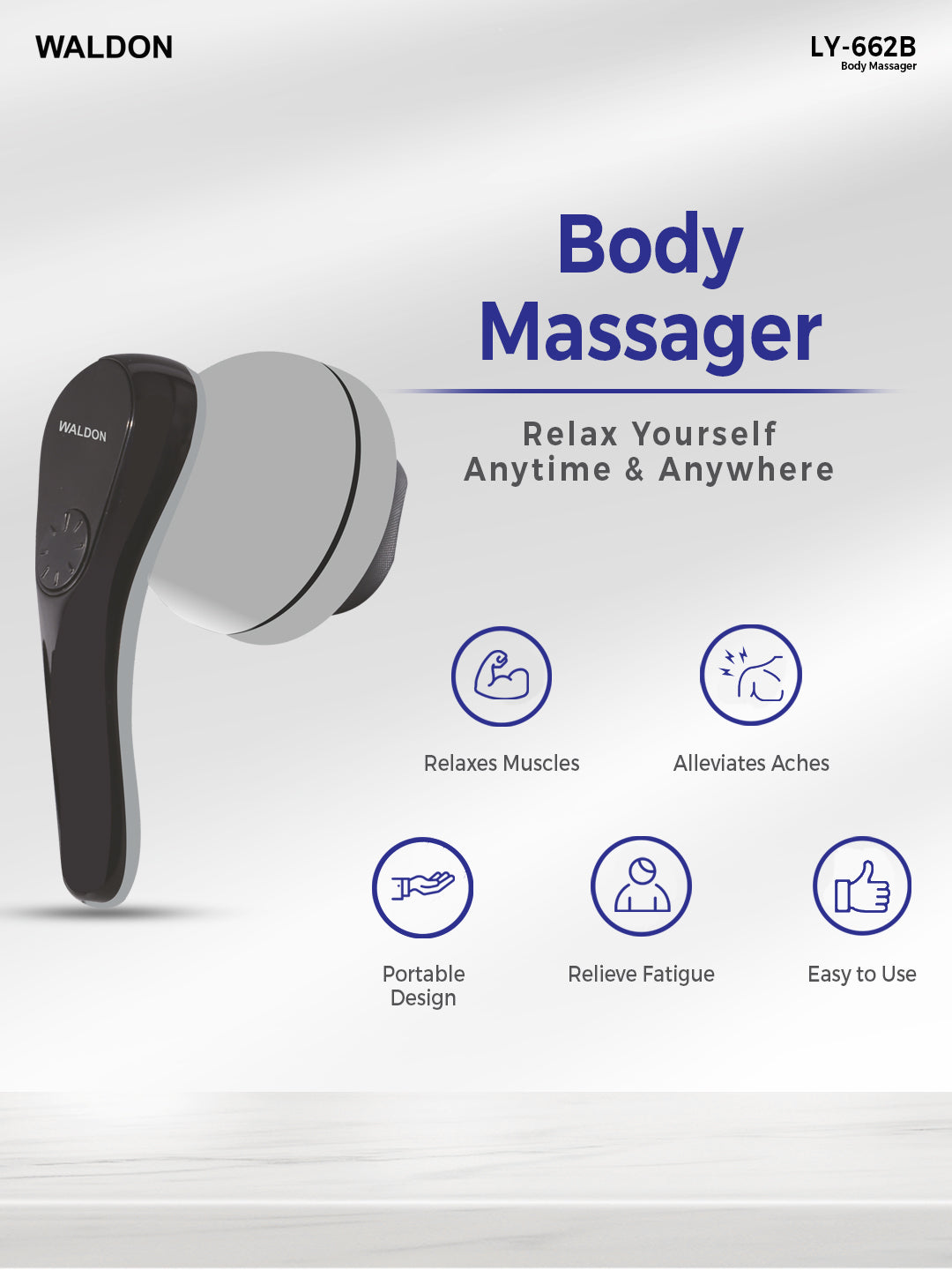 Waldon Handheld Body Massager LY-662B