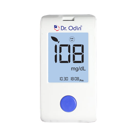 Blood Glucose Meter Kit White Color